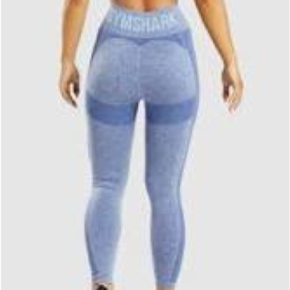 Gymshark Flex High Waisted Leggings - Earl Blue Marl - Picture 5 of 9
